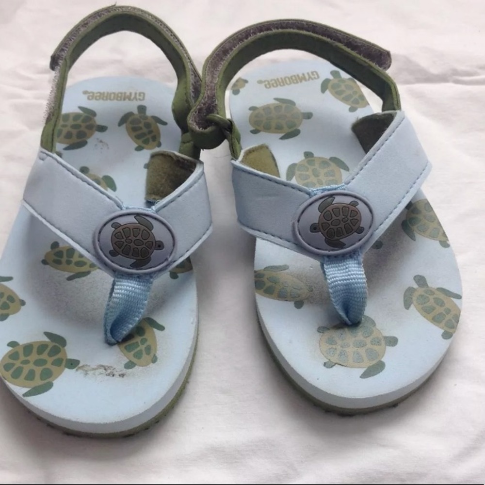 Gymboree Boys 🐢BAJA SURF🐢 Turtle Sandals 10